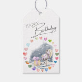 Pony Party Geschenkanhänger für Pferdemädchen (Vorderseite)