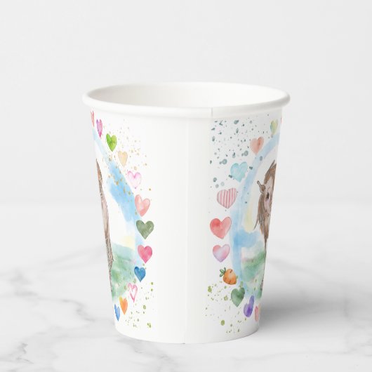 Pony Party Pappbecher, Pferdemotiv für Kinder Pappbecher (Rechts)