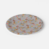 Pony Party Pappteller (Schrägansicht)