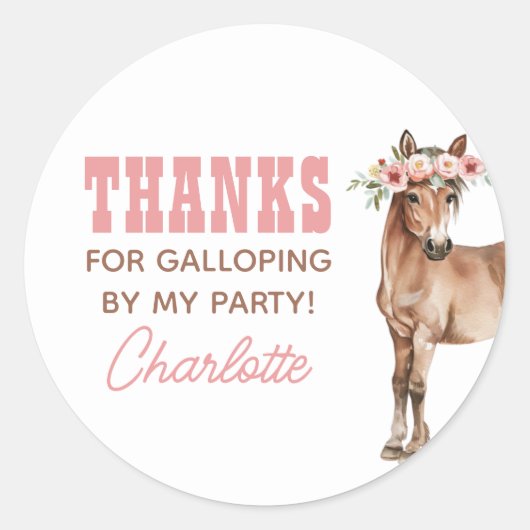 Pony Party Stickers (Vorderseite)