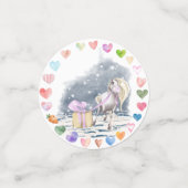 Pony Party Tischkonfetti für Pferdemädchen Konfetti (Klein Vorderseite)