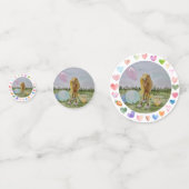 Pony Party Tischkonfetti, Pferdemädchen Geschenk Konfetti (Vorderseiten)