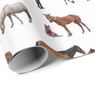 Pony Party Wrapping Paper (Farbe auswählen) Geschenkpapier