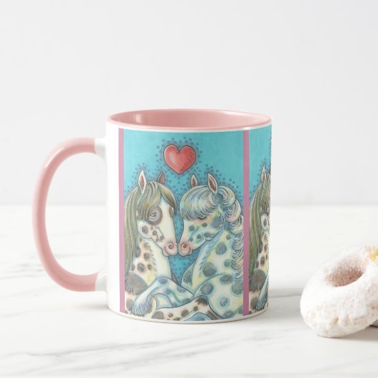 Pony Passion CUMBO HORSE TASSE Pink Trimm (Mit Donut)