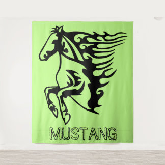 Pony Pferd Hengst Ross Greifer Limette Wandteppich
