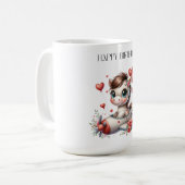 Pony Pilot Geburtstag Kaffeetasse (Vorderseite Links)