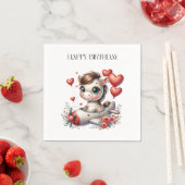 Pony Pilot Geburtstag Serviette (Beispiel)