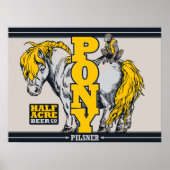 Pony Pilsner Poster (Vorne)