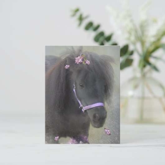 Pony - Postcard Postkarte (Stehend Vorderseite)