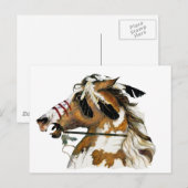Pony Postkarte (Vorne/Hinten)