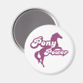 pony power magnet (Vorderseite/Rückseite)