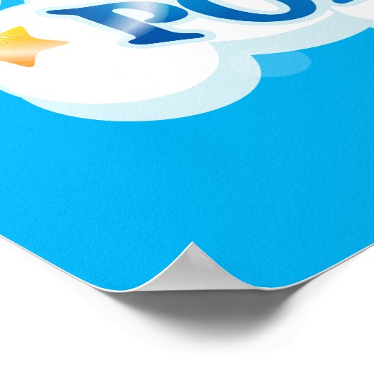 Pony Power Unicorn Poster (Ecke)