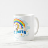 Pony-Powerunicorn-Tasse Kaffeetasse (VorderseiteRechts)