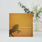 PONY PRAYER 5,25 x 5,25 Karte (Stehend Vorderseite)