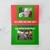 Pony Ride Card Feiertagskarte (Innenseite)