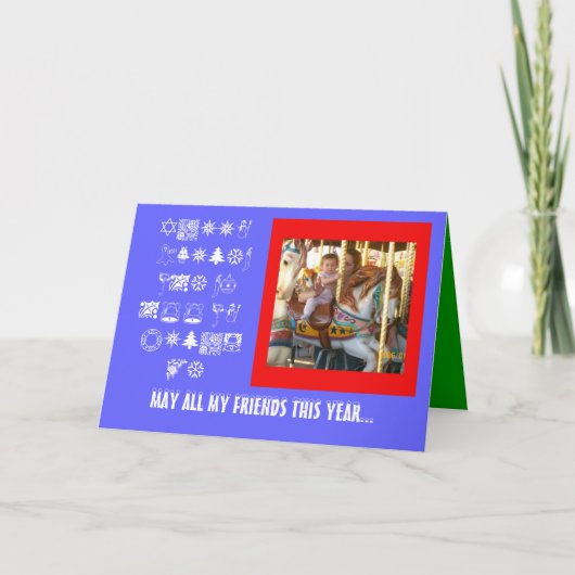 Pony Ride Card Feiertagskarte (Vorderseite)