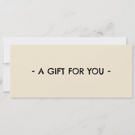 Pony Ride Gift Certificate Einladung (Rückseite)