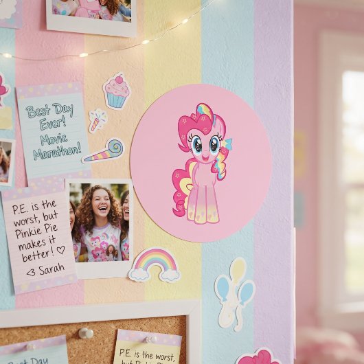 Pony Runder Aufkleber