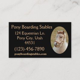 Pony Sample1 Visitenkarte