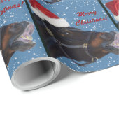 Pony Santa Christmas Gruß Geschenkpapier (Rolleneckpunkt)