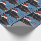 Pony Santa Christmas Gruß Geschenkpapier (Ecke)
