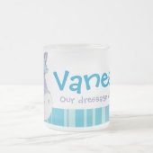 Pony scherzt blauer Dressage-Meistername Tasse (Mittel)