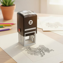 Pony Self-Inking-Briefmarke Permastempel