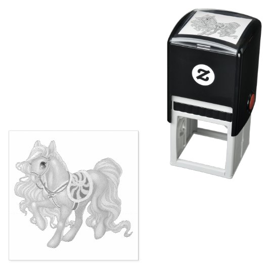 Pony Self-Inking-Briefmarke Permastempel (Beispiel)