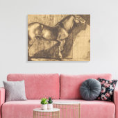 Pony-Sketch (von Paul-Albert Besnard) Leinwanddruck (Insitu (Wohnzimmer))