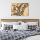 Pony-Sketch (von Paul-Albert Besnard) Leinwanddruck (Insitu (Schlafzimmer))