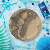 Pony-Sketch (von Paul-Albert Besnard) Pappteller (Party)