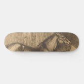Pony-Sketch (von Paul-Albert Besnard) Skateboard (Horizontal)