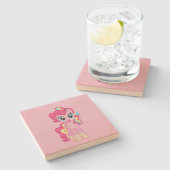 Pony Steinuntersetzer (Seitenansicht)