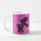 Pony-Tasse Oktobers Birthstone Pegasus Kaffeetasse (Links)