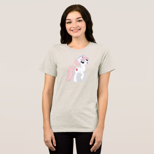 Pony Tri-Blend Shirt (Vorderseite voll)