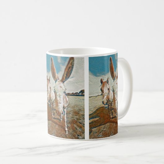 Pony und Donkey Kaffeetasse (VorderseiteRechts)