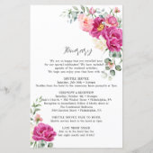 Pony und Rose Eukalyptus Greenery (Rückseite)