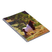 Pony von der Kiefer gemalt Notizblock (Rechte Seite)