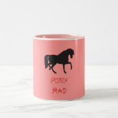 Pony-wütende Tasse (Mittel)
