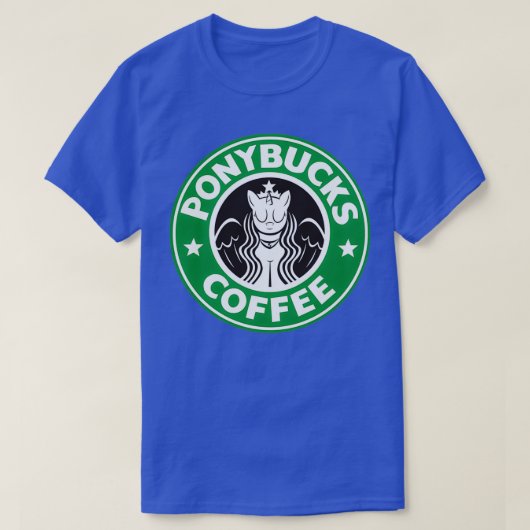 PONYBUCKS COFFEE T-Shirt (Design vorne)