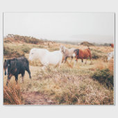 PONYHÜRDE IM HERBST GESCHENKPAPIER (Flach)