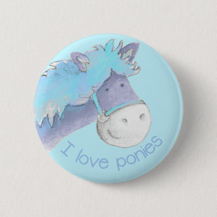 Ponyknopf/-Abzeichen der Liebe I Button