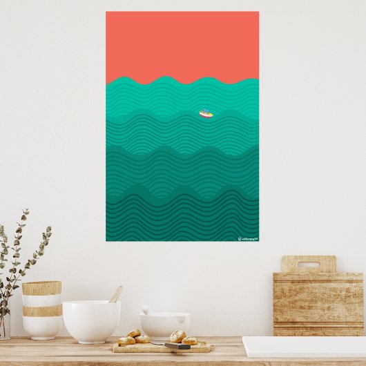 Ponyo Inspiriert Poster (Küche)
