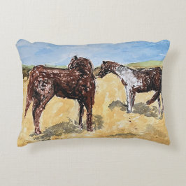 Ponys auf Assateague Island Accent Pillow Dekokissen