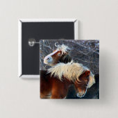 Ponys Button (Vorne & Hinten)