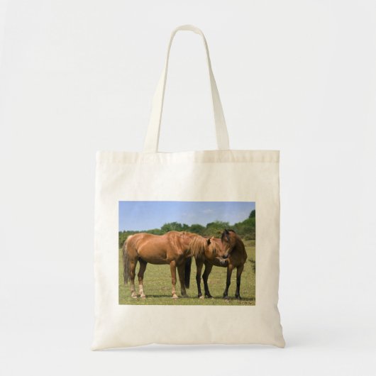 Ponys in der Liebe Tragetasche (Vorne)
