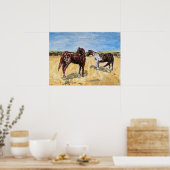 Ponys von Assateague Island Poster (Küche)