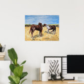 Ponys von Assateague Island Poster (Heimbüro)