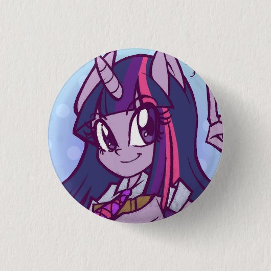 PonyScholar Button (Vorderseite)
