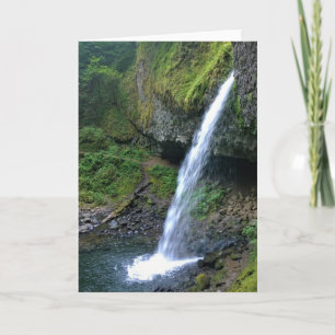 Ponytail Falls, Oregon Karte